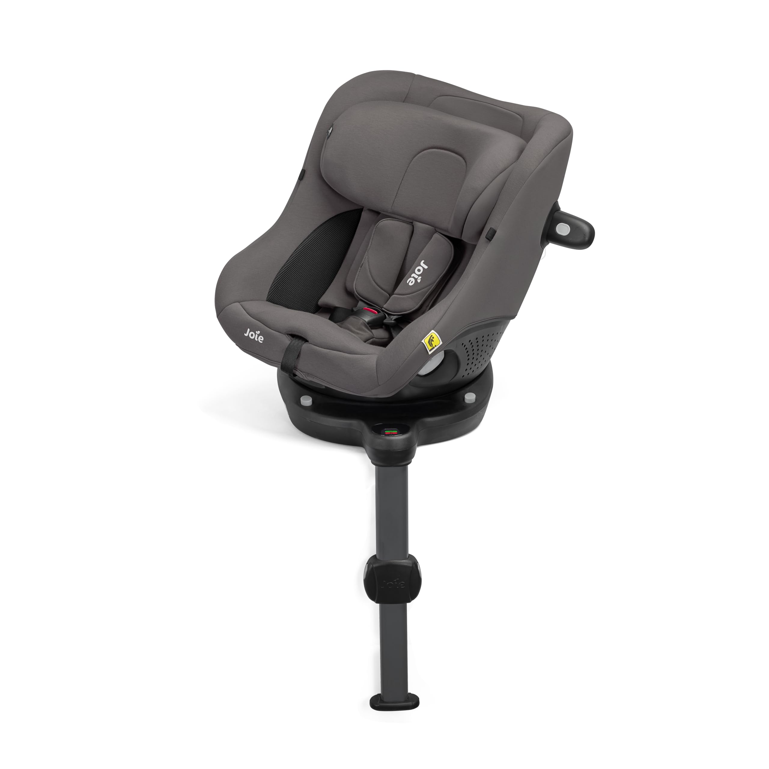 Joie i-Spin™ 360 Compact R129 Kindersitz, 61–105 cm, 6 Mon-4 J (Thunder) | 360° drehbar, i-Size-zertifiziert, ISOFIX-Installation, kompaktes Design für kleine Rücksitze und Kleinwagen.