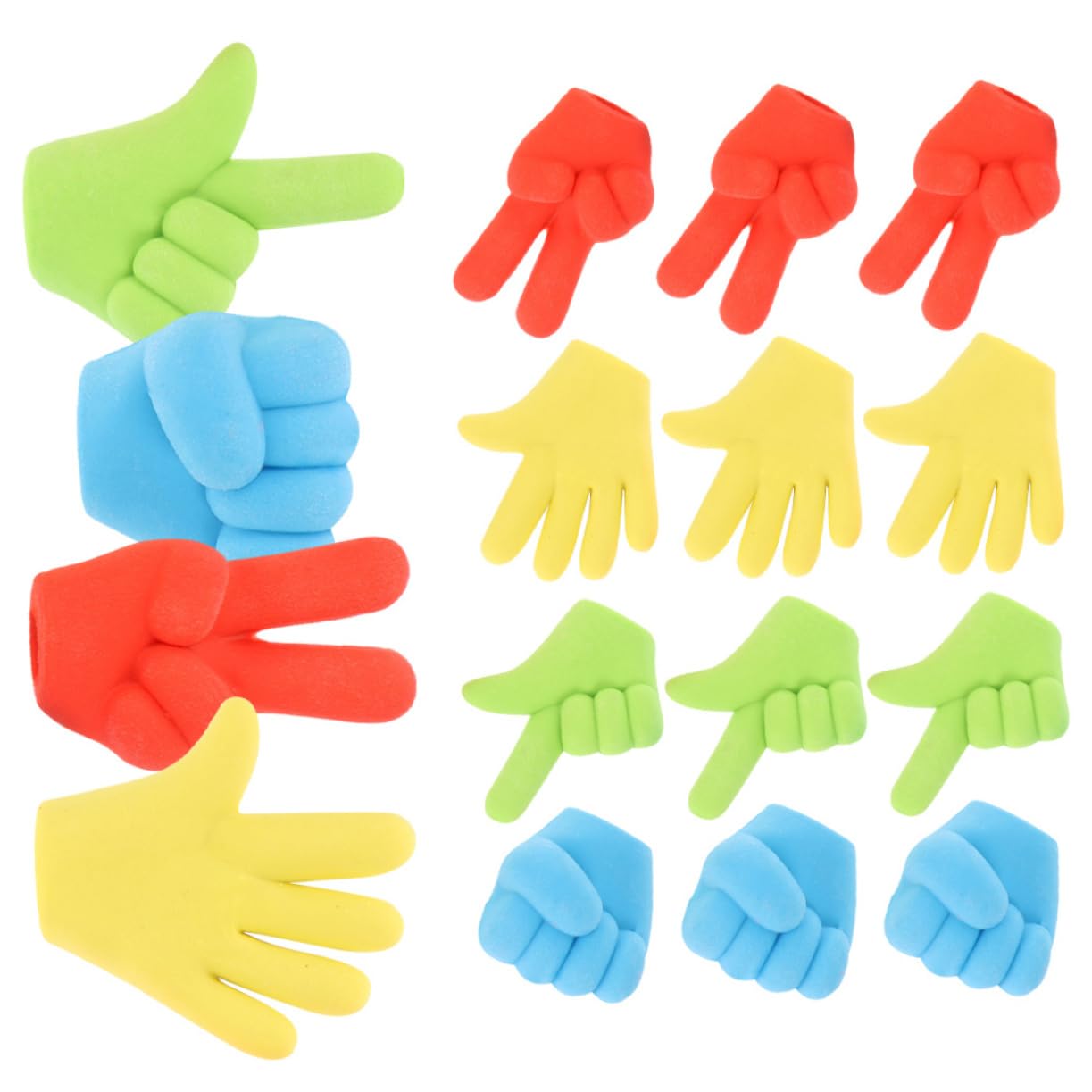 Tofficu 4 Sätze Radierstift-set Klebrige Hände Bandspender Mini Würfel Erasers for Radiergummi Kindergarten Radiergummis Geschmeidige Studenten Radiergummis 20 Stück * 4