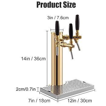 Amazon｜生ビール塔、ステンレス生ビールタワー、ドラフト