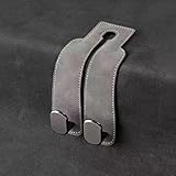 HUYIYUAN 4 stücke Auto Lagerung Haken für Mercedes Benz B-Klasse W247 I 2018-2024, Handtaschenhalter Taschenhaken Auto zubehör Reise zubehör grau