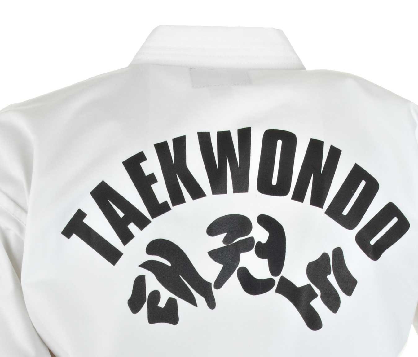 Taekwondoanzug to Start mit Rückendruck