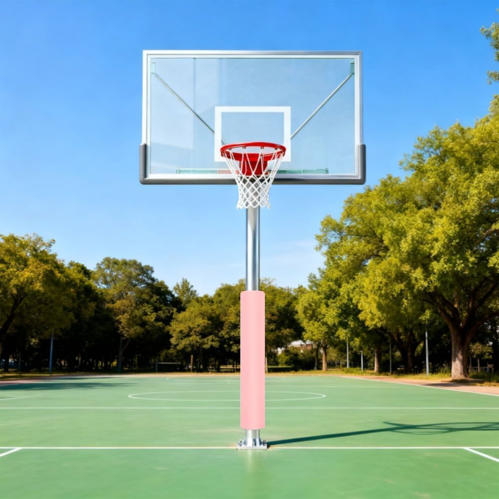 VUIKLCty Safety Column Covers Suitable For Gyms And Playgrounds Suitable For Cylindrical Columns(Pink)