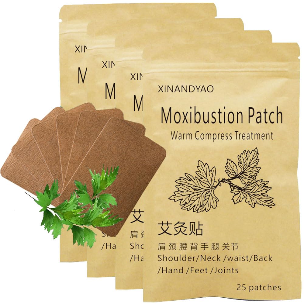 25 Patches Moxibustion Herbal Warming Patch – Mugwort Self-Heating Pads, Comfort for Back, Neck, Shoulder, Knee & Joints, Traditional Chinese Inspired (12 * 8cm) — Amazon image 7