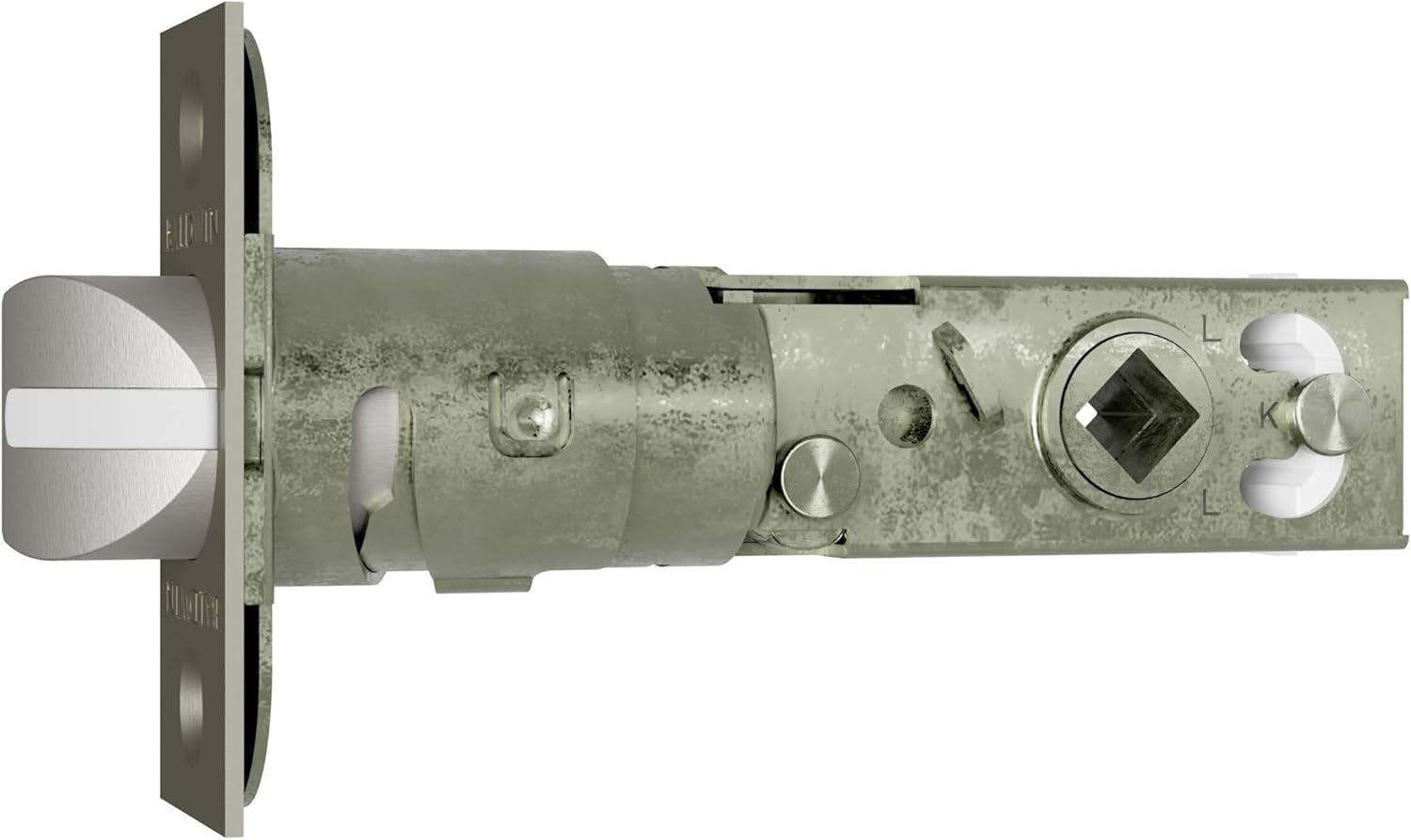 Baldwin 5540 Adjustable Estate Passage Latch with Knob and Lever Strength - Oil Rubbed Bronze