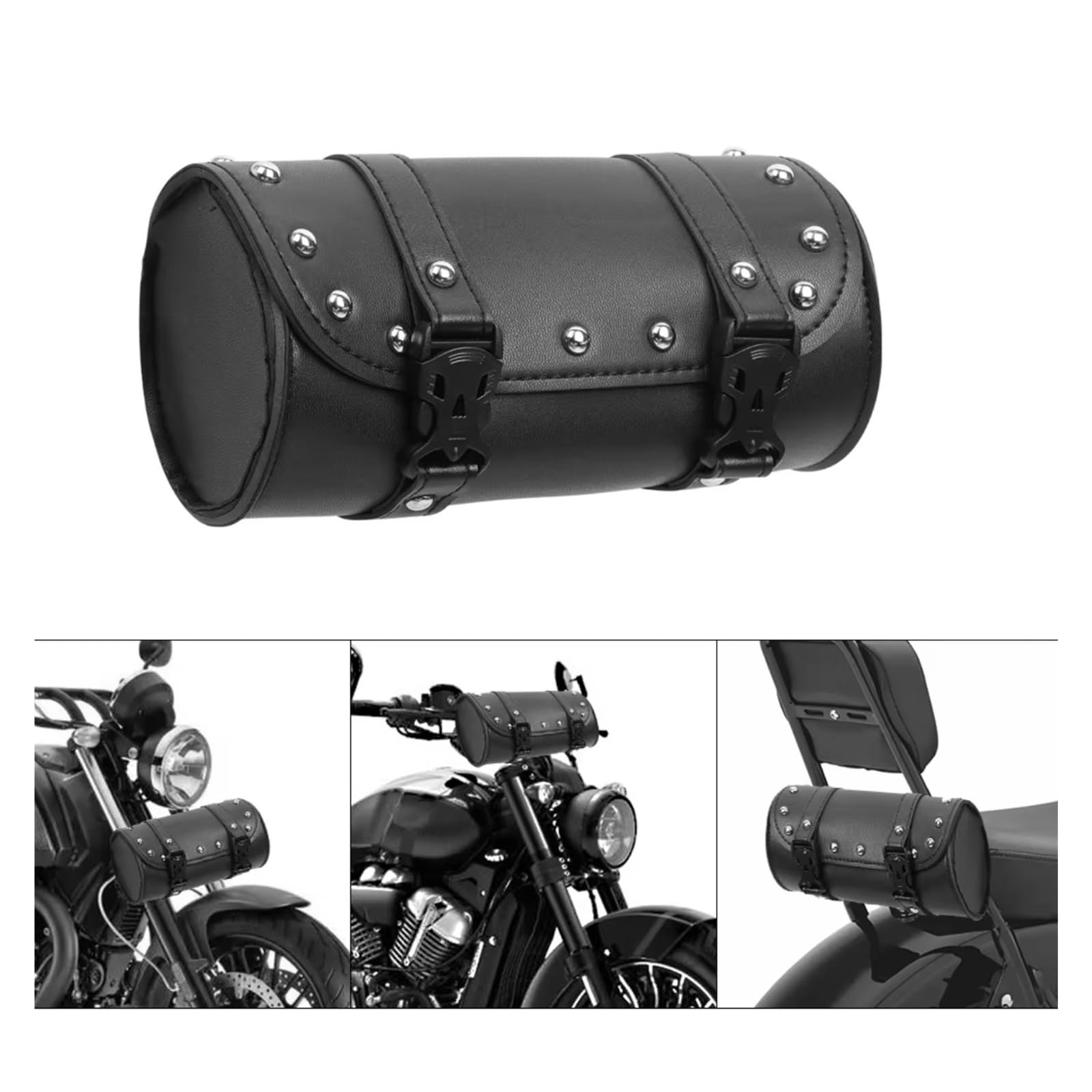 Compatibile Con Suzuki 1 Pz Forcella Moto PU Custodia Per Viaggio Borse Attrezzi Impermeabili Borsa Sella Parti Sacchetto Stoccaggio Dei Bagagli Sacche Moto