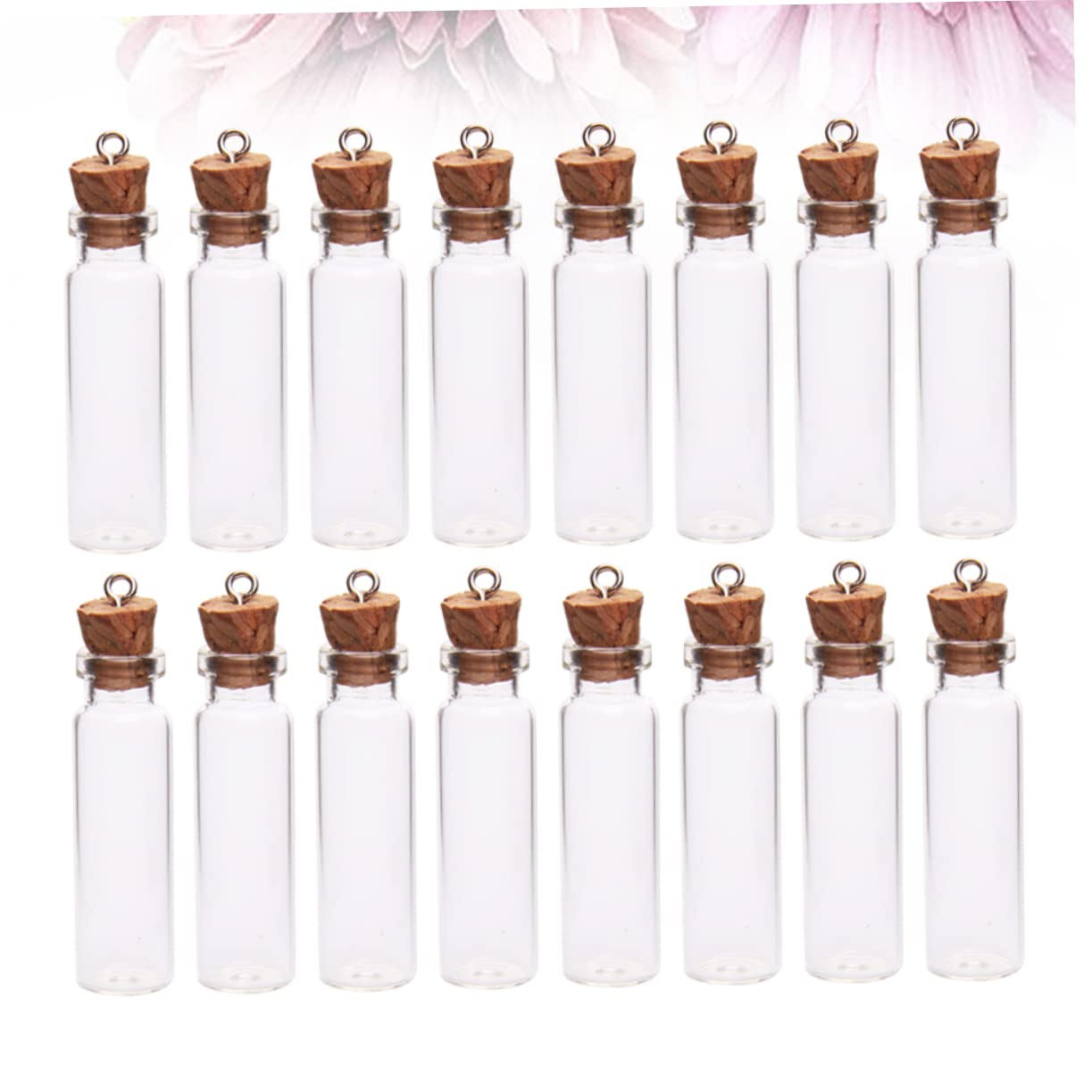150 Stück Mini-Glasflaschen Klare Flaschen Transparente Wunschflaschen Apothekerflaschen Kleine Klare Geschenkgläser Miniatur-Wunschflaschen Mini-Gläser Leere Korkflaschen