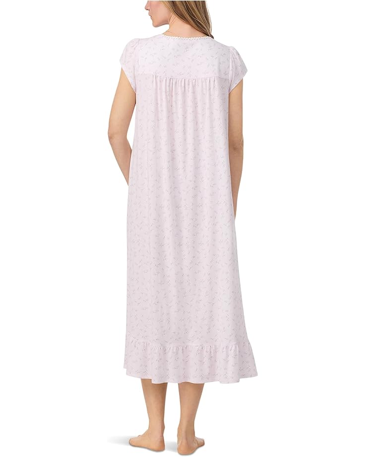 Eileen West Cotton Knit Cap Sleeve Long Nightgown - #2 of 3