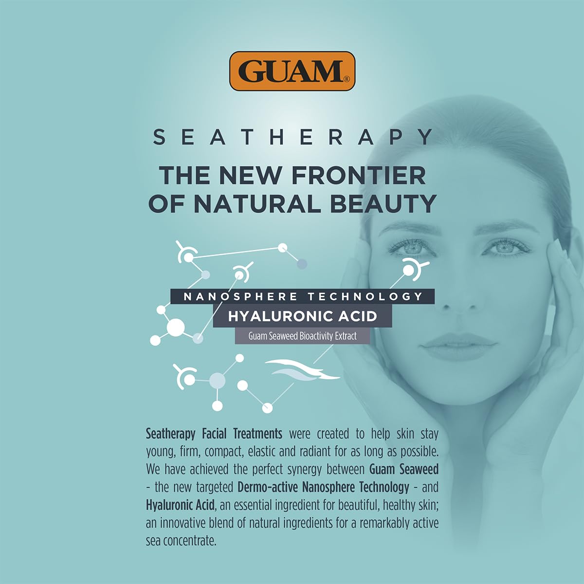 Guam Seatherapy krem do szyi i dekoltu, efekt liftingu przeciwstarzeniowego, 75 ml
