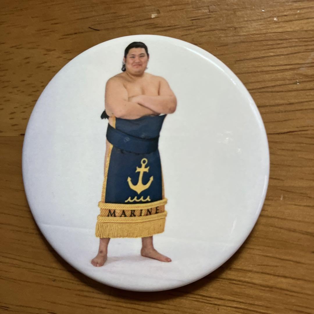 Amazon.co.jp: 大相撲 小結 大の里関 缶バッジ 3点 両国国技館 : おもちゃ