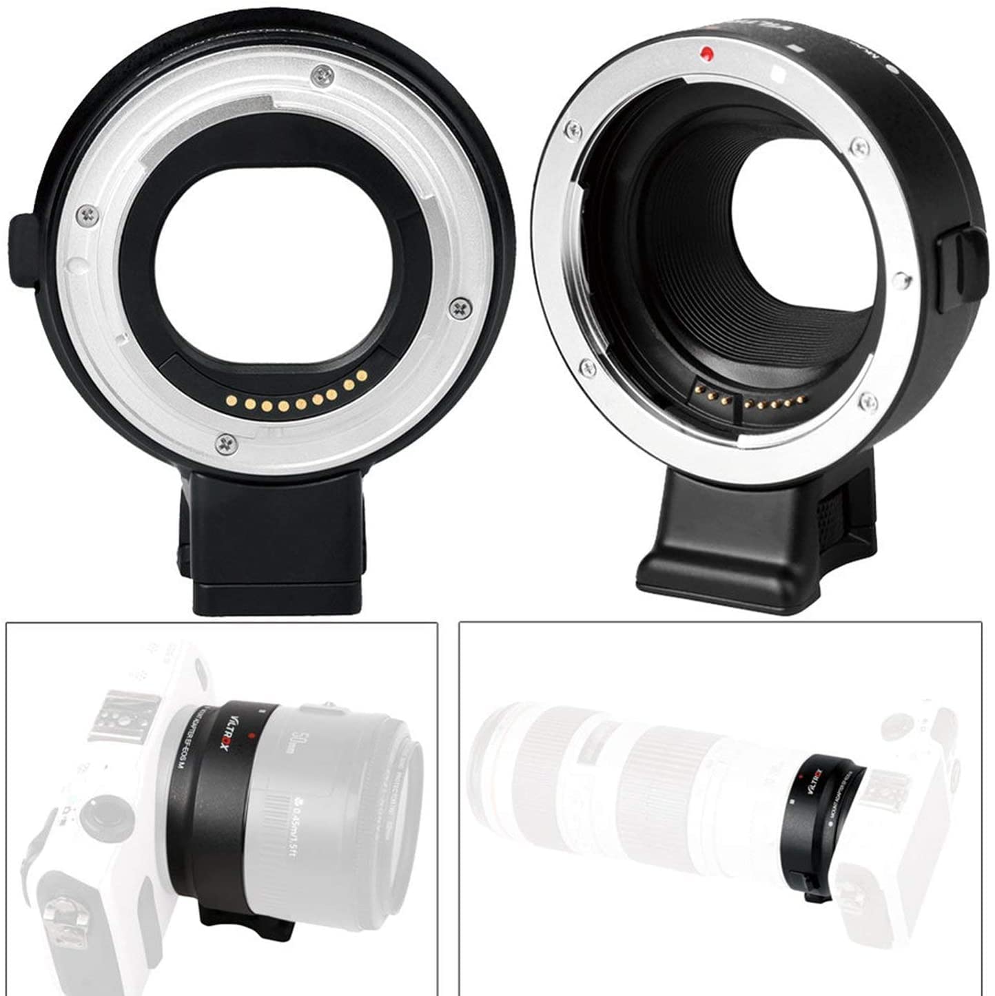 VILTROX EF-EOS M adattatore Lente Montare Obiettivo Convertitore per Canon EF/EF-S a EF-M mount EOS M2 M3 M10 M5 M6 M50 M100
