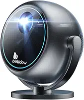 [Foco elétrico]Bettdow Mini Projetor Portatil 360° Tv Android 11/ios 4k 1080p 9000 Lumens, Smart Projetores Retroprojetor 180 ANSI, WIFI 5G+2.4G BT 5.0, Eletronico Correção Trapezoidal-CINZA