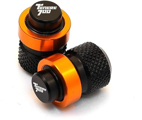Vista 8 de Para Yamaha TENERE 700 Tenere700 XTZ 700 2019-2022 Tapones de válvula de neumático de motocicleta Tapa de vástago Tenere 700 Rally