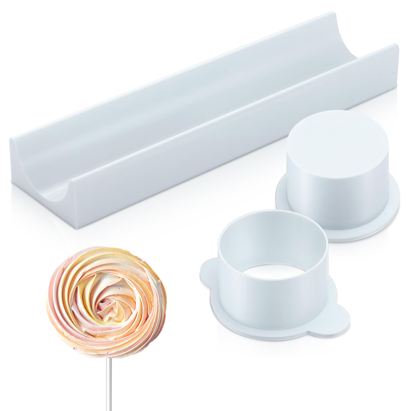 Round Cake Pop Mold Kit – 9 Inch Tray, 3D Printed Cutter & Pusher For Perfect Cake Pops Every Time | DIY Baking, Birthdays, Weddings