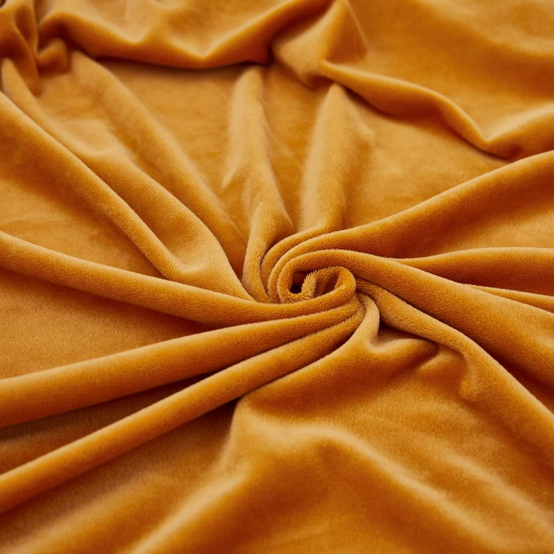 vctops Velvet Stretch Sectional Couch Covers for L Shaped Chaise Lounge Anti-Slip L Shape Sofa Covers Solid Color Sofa Slipcover Furniture Protector (Orange Yellow,X-Large)