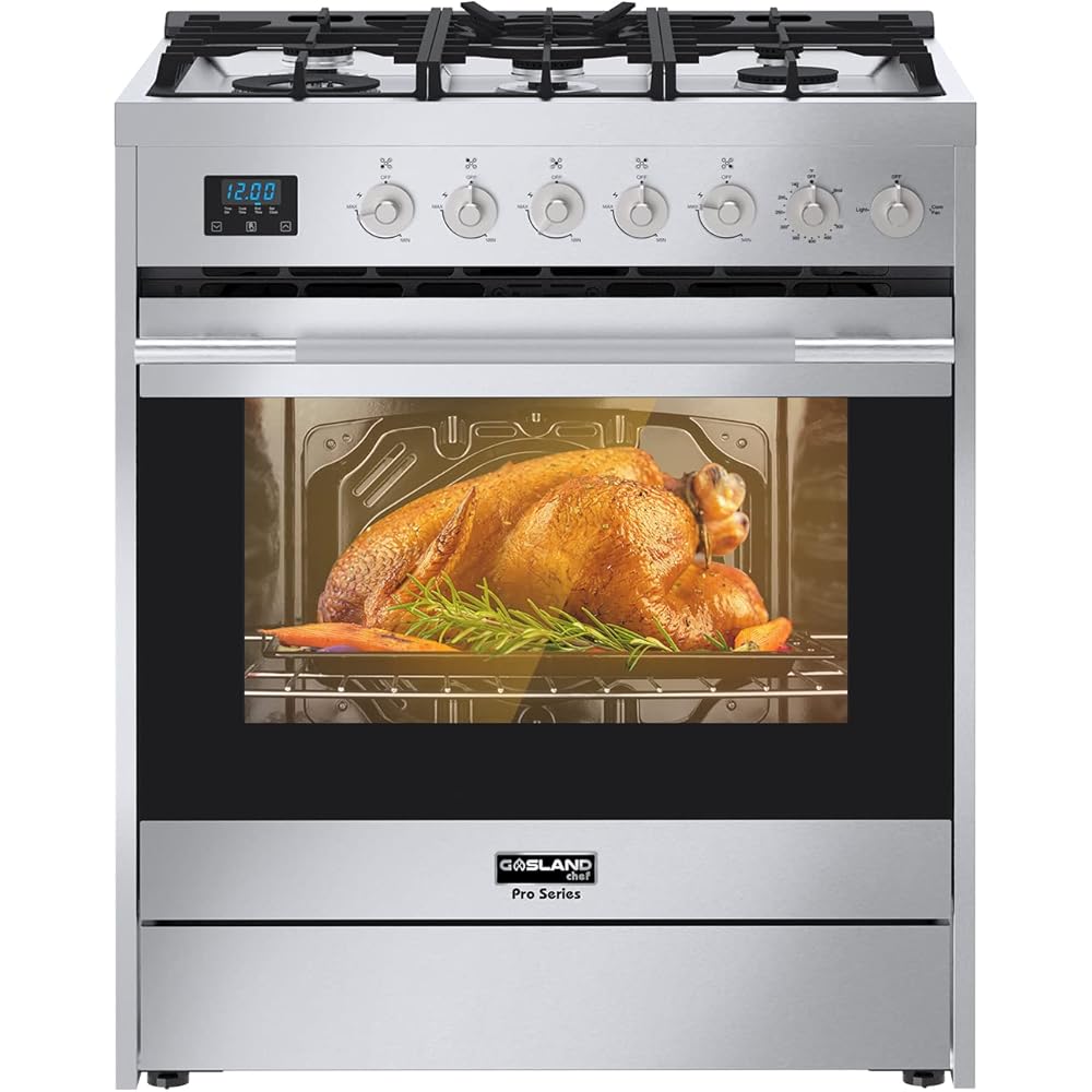 83/mo Finance GASLAND Chef 30'' Gas Stove Oven with 5 Sealed Gas