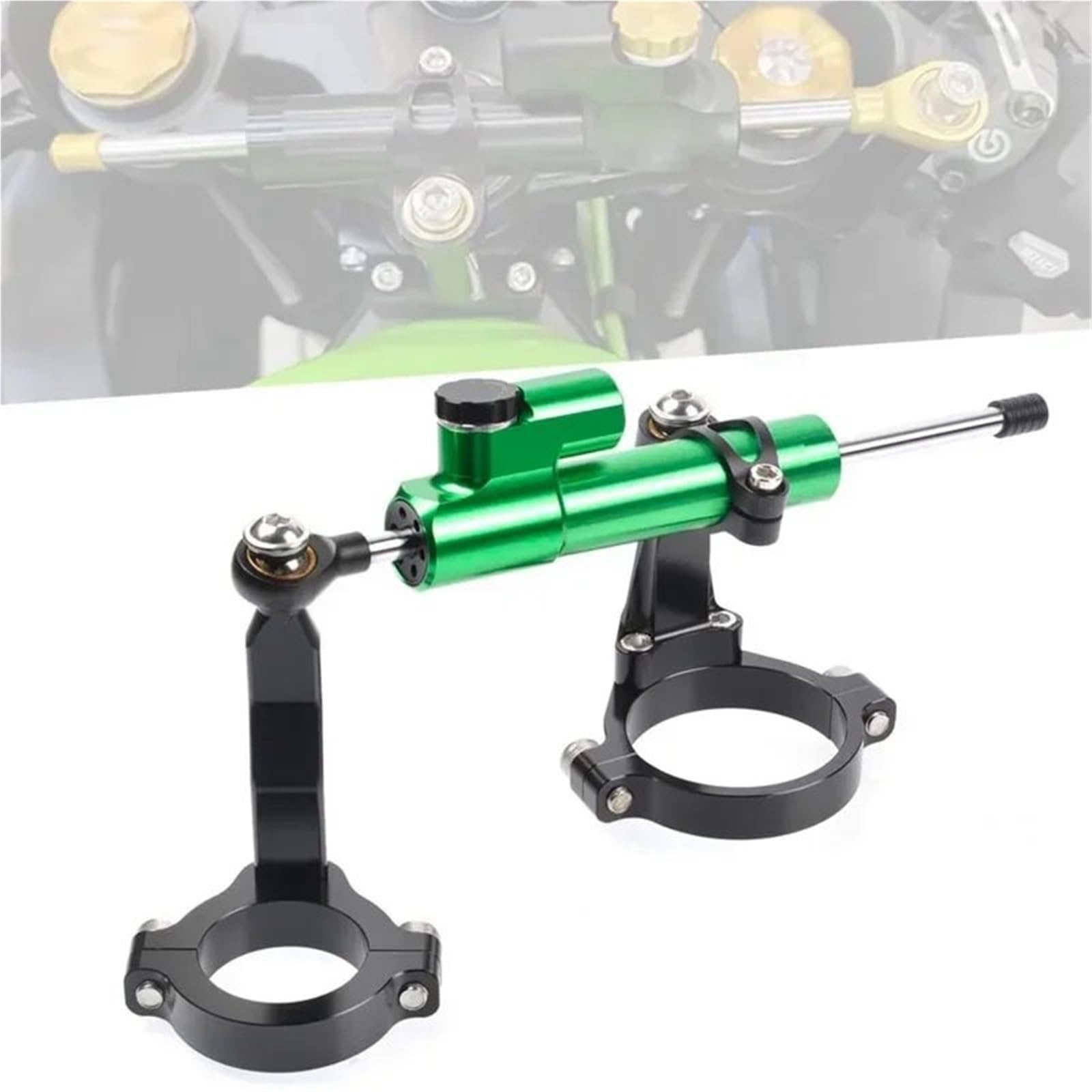 Akcesoria motocyklowe, wspornik stabilizatora, amortyzator skrętu, pasuje do Kawasaki ZX-4RR ZX4R 2023- Stabilizator Amortyzatora(Gray Gold)