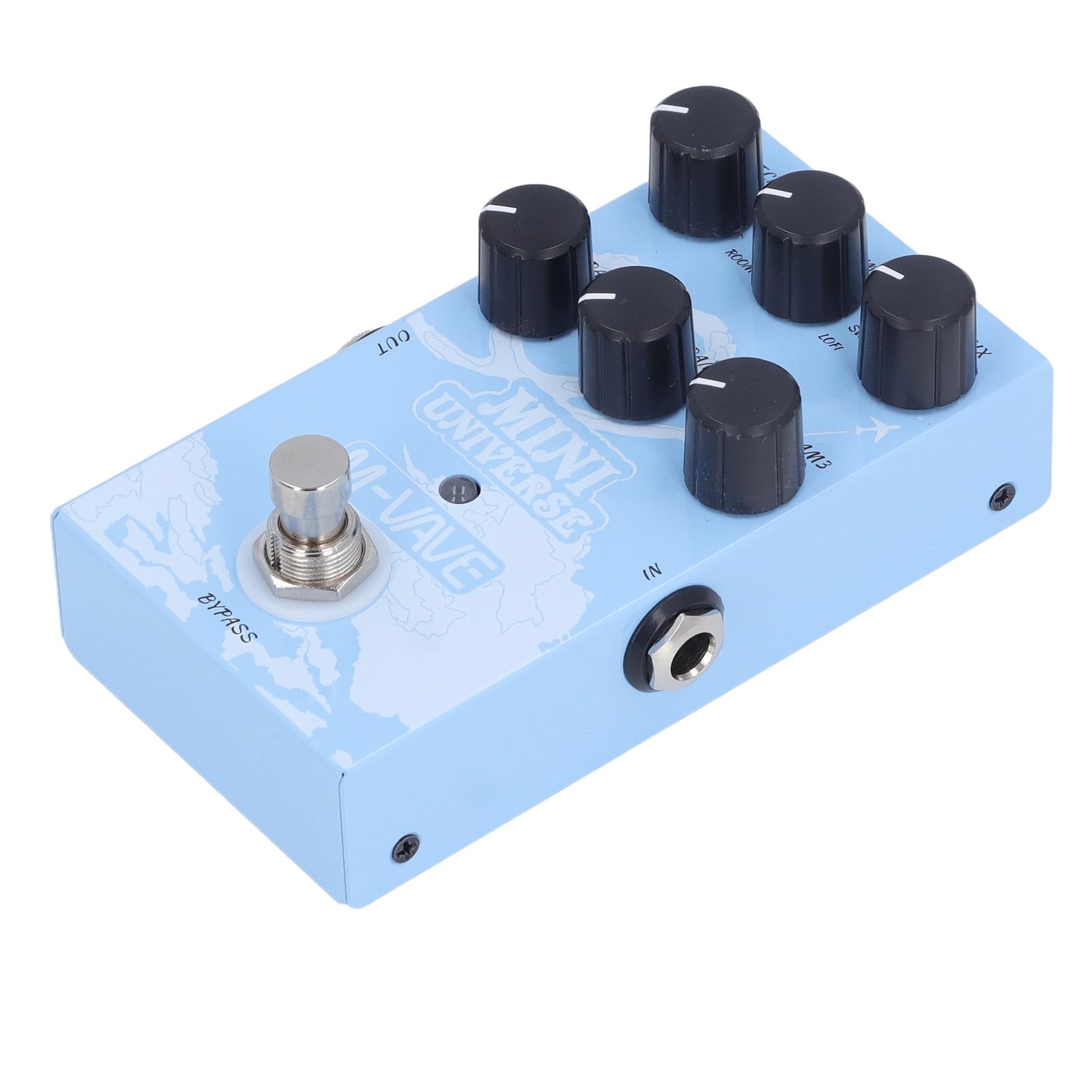 Cryfokt Pedale Effetto Riverbero Pedale per Chitarra Digitale con Modellazione del Suono Autentico per Creatori di Musica Metal