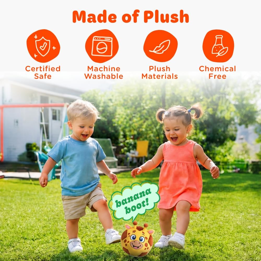 Move2Play, Hilariously Interactive Toy with Music & Sound Effects for Boy & Girl | Ball for Toddler & Baby | 6, 12, 18+ Months | 1, 2, 3+ Year Old