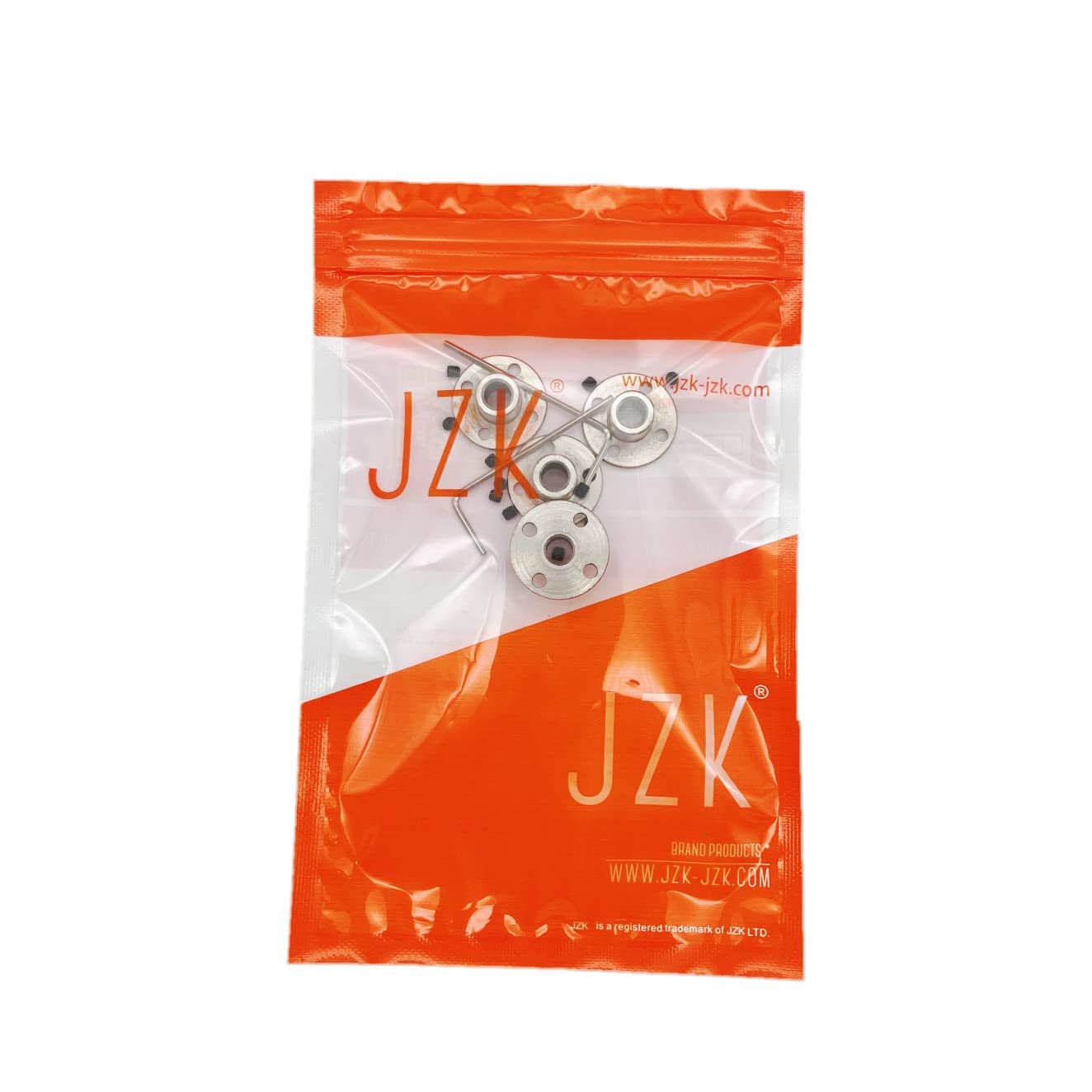 JZK Set di 4 raccordi flangiati per alberi motore modello 6mm