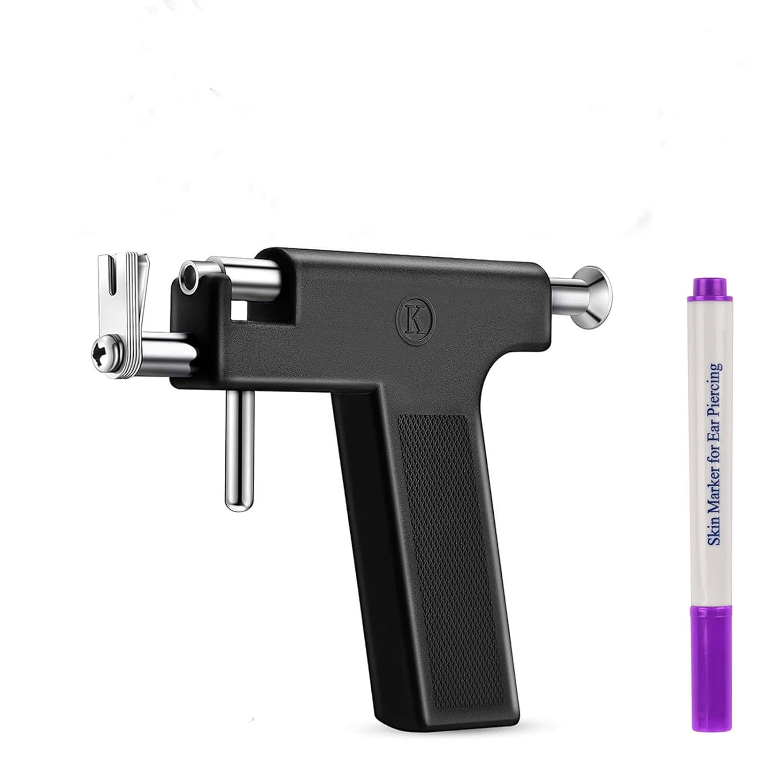 ear piercing gun tool professional ear body pierce piercing gun reusable tools beauty kit set painless hole piercing machine with 98pcs stainless steel ears studs for ear nose navel