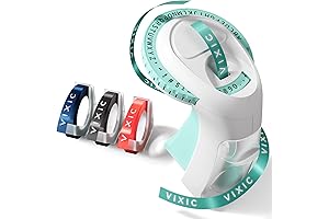 Embossing Label Maker Machine: Vintage Handheld Embosser with Tapes for Crafting