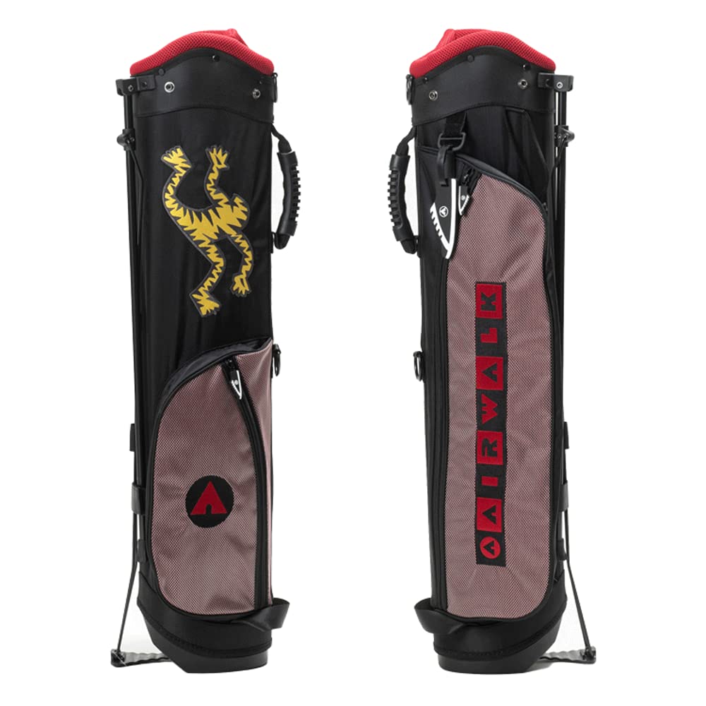 新品 AIRWALK エアーウォーク スタンドキャディバッグ フード付き RED Amazon | AIRWALK GOLF エアウォーク ゴルフ 6.5型 スタンド式
