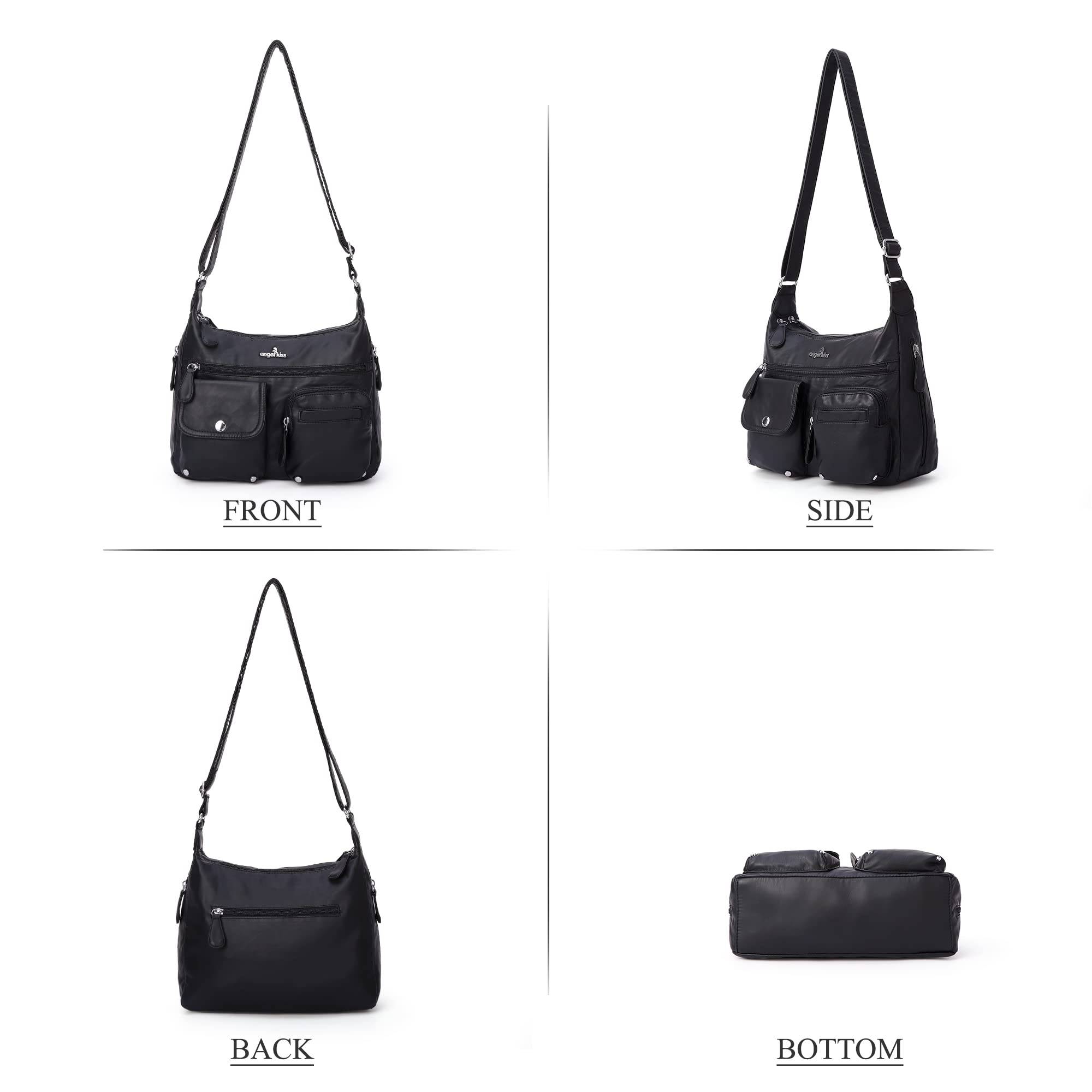 Angel Kiss Crossbody-Handtasche für Damen, Schultertaschen, mittelgroß, Kunstleder