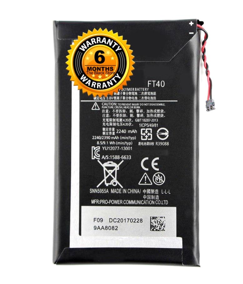 Image of Original FT40 Replacement Part for Motorola Moto E2 with 6 Months Warranty 2240mAh