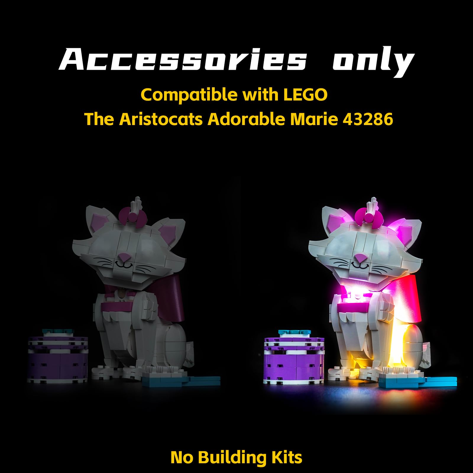 Light Kit Compatible with Lego 43286 The Aristocats Adorable Marie (No Model) - Image 4