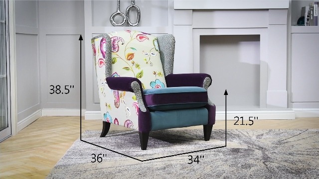 Sillón Boho Chic Plegable Multicolor miniatura 7