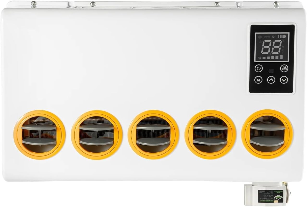 800W Universal 12V Truck Cab Air Conditioner Split 1 Outdoor Unit and 1 Indoor Unit(Inter and external)