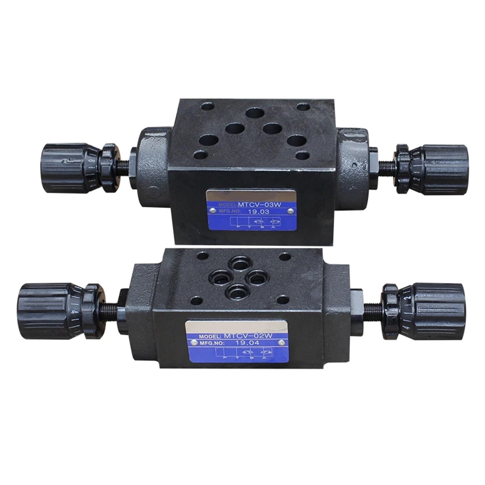 Huuoqiwy One Color 1Pcs Modular Type Throttle Check Valve Mtcv-03W Mtcv-03A Mtcv-03B Speed Regulating Valve(Mtcv-03A)