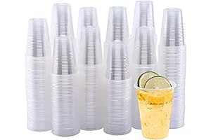 Turbo Bee Disposable Plastic Water Cups 9oz - 500 Pack