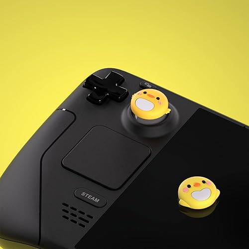 Vista 12 de PlayVital Thumb Grip Caps for Steam Deck LCD, Silicone Thumbsticks Grips Joystick Caps for Steam Deck OLED - Chubby Panda Panda Gordito