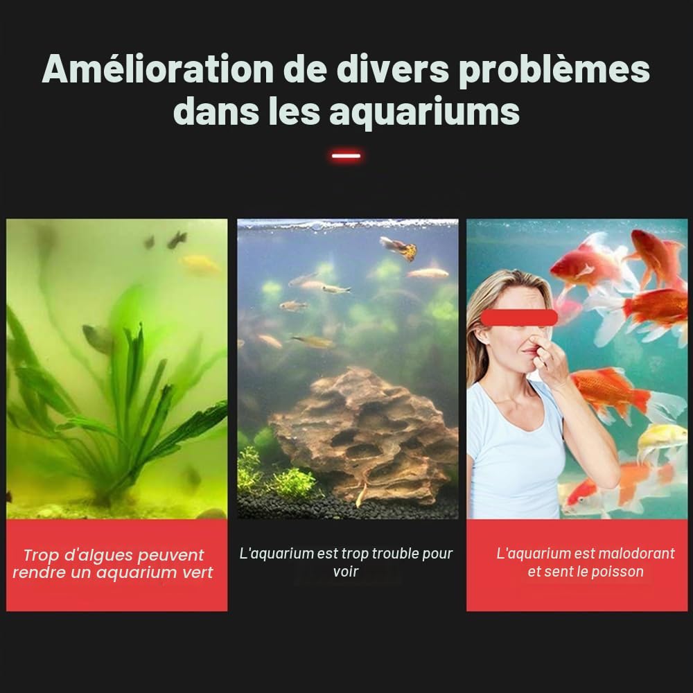 DONGKER Stérilisateur UV pour Aquarium, 9/15/22W ABS, Purificateur d'Eau pour Aquarium, Lampe UV à Double Tube pour Élimination des Algues avec Contrôle de Temps Externe de 3/6/12/24h