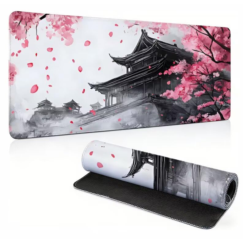 Tapis de souris gaming XXL 800x400 pour gamer et grand sous main de bureau