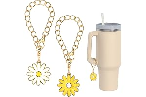 Personalized Initial Letter Charm Accessories for Stanley Cup