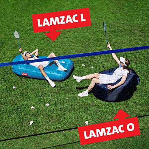 Fatboy® Lamzac L Inflatable Sofa/Bean Bag/Sofa, Sky Blue Hammock Filled with Air, for Outdoor Beach, Garden or Pool, 195 x 112 x 50 cm