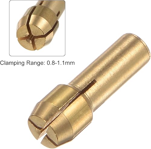 Miniatura 10 de HARFINGTON Juego de brocas de latón de 0.020 in, 15 piezas, mini amoladora eléctrica, juego de brocas de cambio rápido para herramientas rotativas,
