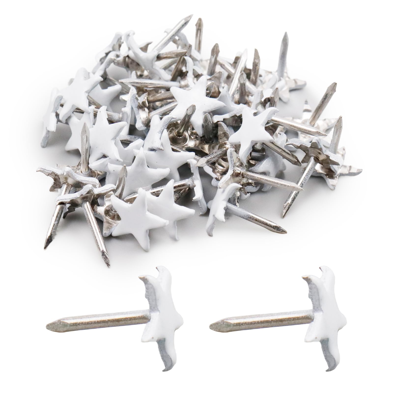 30 Tachinhas Decorativas Em Forma De Estrela - Multicoloridas Para Quadro De Avisos