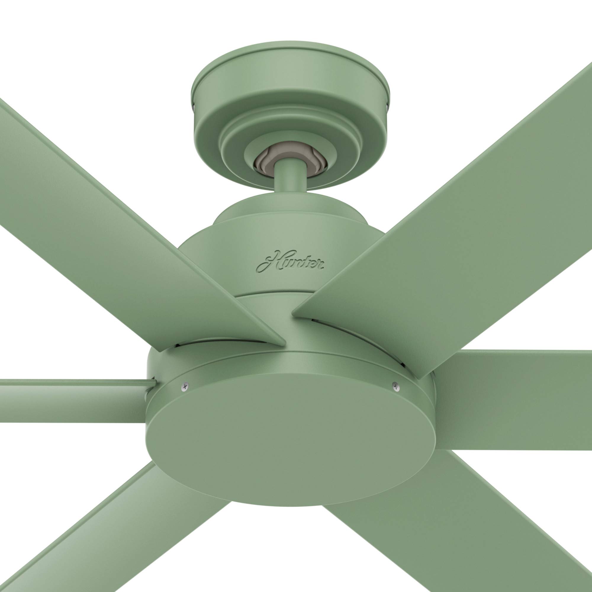 Hunter Fan Company 59612 Hunter Kennicott Indoor, Outdoor Ceiling Fan with Wall Control, 44, Dusty Green
