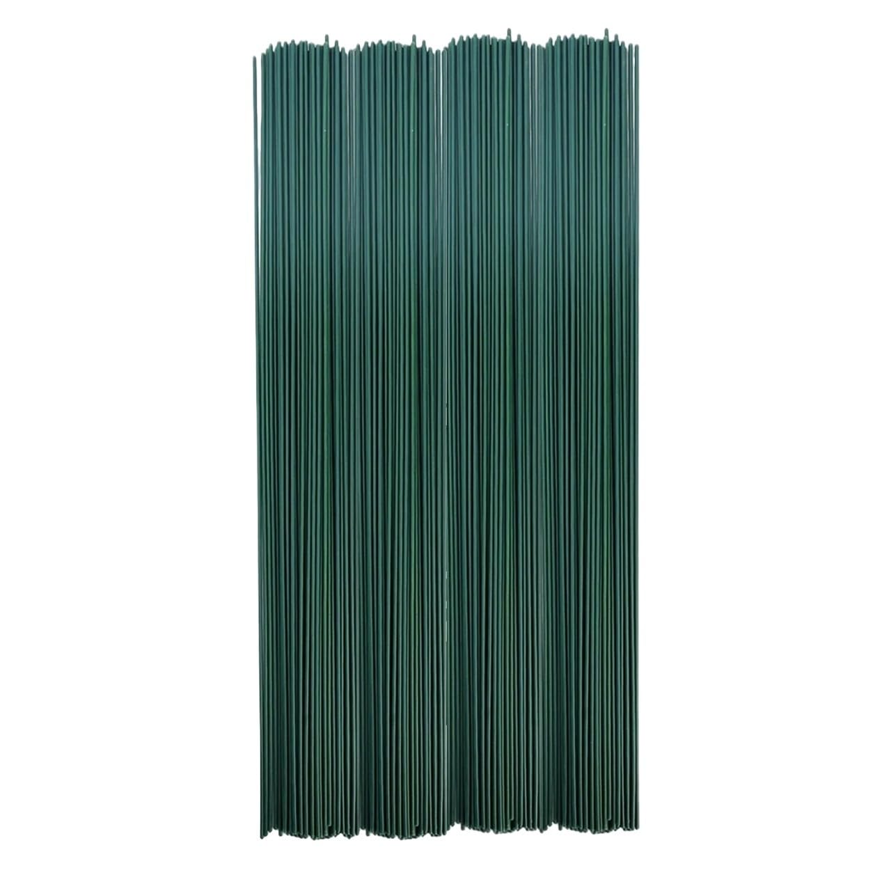DMLAYHP Florist Wire 50/100pcs 2mm Artificial Green Flower Stem Iron Wire Flower Bouquets Party Decoration Wire Stem