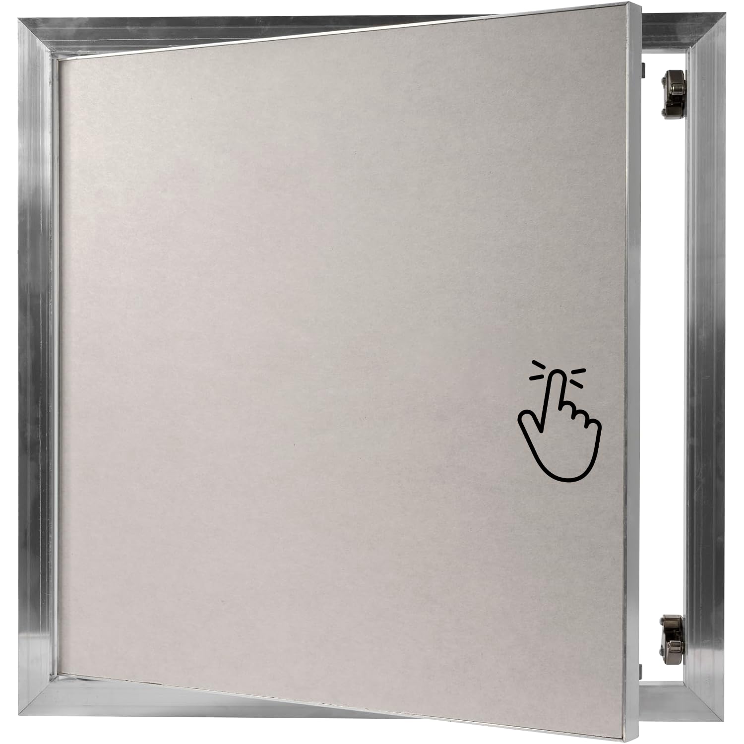 Repa Market 16 x 16 Inch Access Panel for Drywall with Aluminum Frame/Wall Hole Cover/Access Door Panel with Click Function – Heavy-Duty Service Hatch