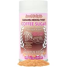 Gustus Vitae | Caramel Mocha Twist Coffee Sugar | Gourmet Natural Sugar