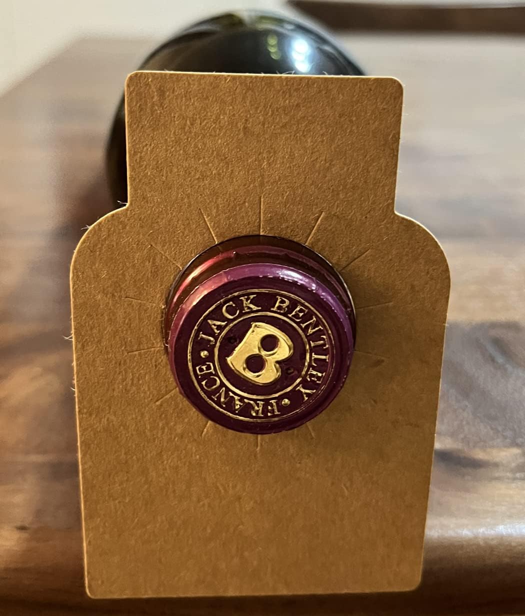 Wine Bottle Tags Paper Wine Cellar Labels for Wine Racks Marker (150 Pack-3 Colors)