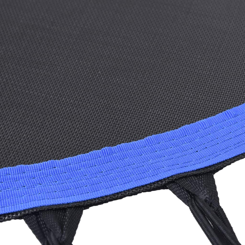 Fitness-Trampolin mit Griff 122 cm für Garten, Indoor, Outdoor, Kinder, Sport, Bewegung, mit Sicherheitsnetz, wetterfest, klappbar, mit Randabdeckung, ideal für Training, Spiel und Freizeit