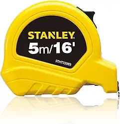 STANLEY Trena Manual Basic 5 Metros, Caixa Expositora com 6 Unidades, STHT33989840P