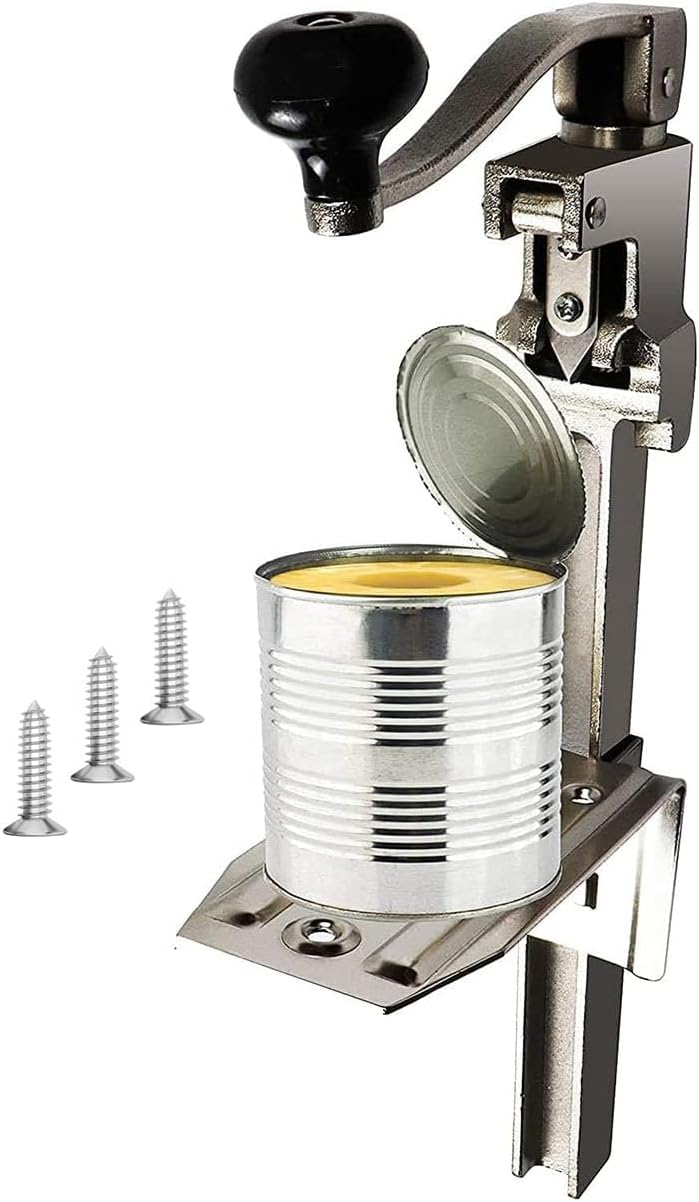 Commercial Can Opener Heavy Duty,Manual Table Industrial Can Opener for Big Cans