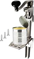 Vista 1 de Abrelatas comercial resistente, abrelatas industrial de mesa manual para latas grandes