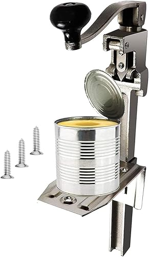 Abrelatas comercial resistente, abrelatas industrial de mesa manual para latas grandes